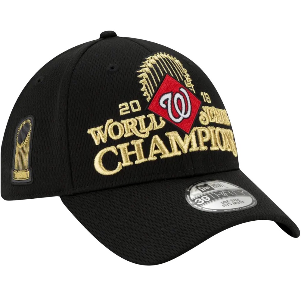 New Era Washington Nationals 2019 World Series 39THIRTY Locker Room Flex Hat Cap